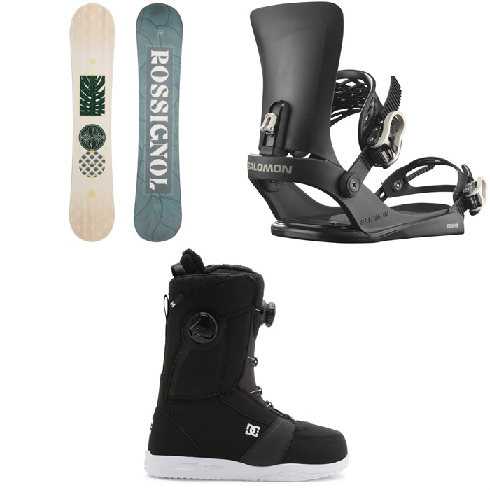 Rossignol - Rossignol Soulside Snowboard + Salomon EDB X Snowboard Bindings + DC Lotus Snowboard Boots - Women's