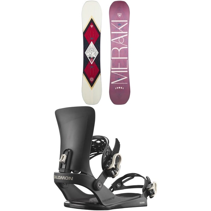 Rossignol - Rossignol Meraki Snowboard + Salomon EDB X Snowboard Bindings - Women's