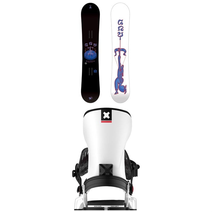 GNU - GNU FB Head Space C3 Snowboard + Bent Metal Transfer Snowboard Bindings 2026