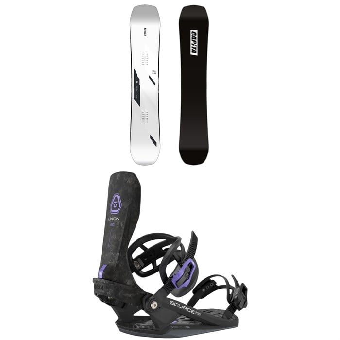 CAPiTA - CAPiTA Mega Death Snowboard + Union Source FC Snowboard Bindings 2026