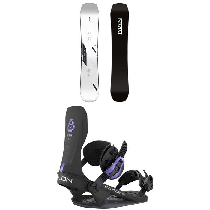CAPiTA - CAPiTA Mega Death Snowboard + Union Source Pro Snowboard Bindings 2026