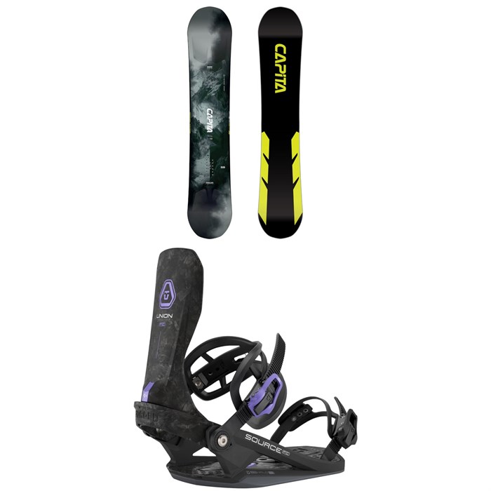 CAPiTA - CAPiTA Mega Mercury Snowboard + Union Source FC Snowboard Bindings 2026