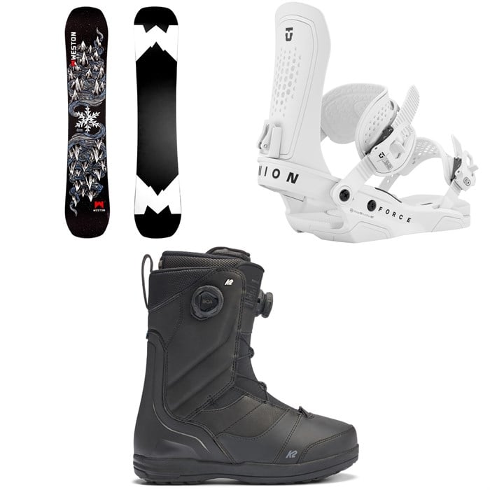 Weston - Weston Dream Machine Snowboard + Union Force Snowboard Bindings + K2 Maysis Snowboard Boots 2026
