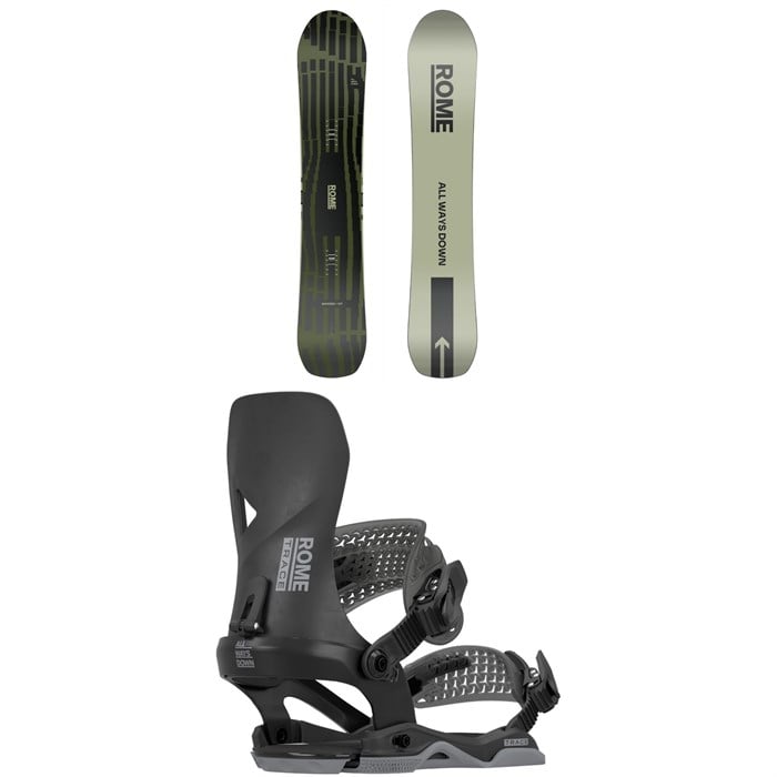Rome - Rome Warden Snowboard + Trace AW Snowboard Bindings 2026