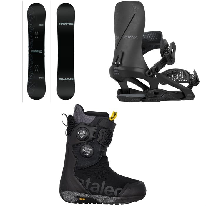 Rome - Rome Agent Pro Snowboard + Katana FW Snowboard Bindings + Bataleon Acid Boa Snowboard Boots 2026