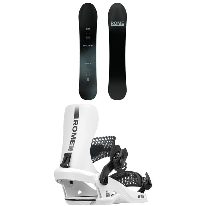 Rome - Rome Ravine Pro Snowboard + 390 Boss HW Snowboard Bindings 2026