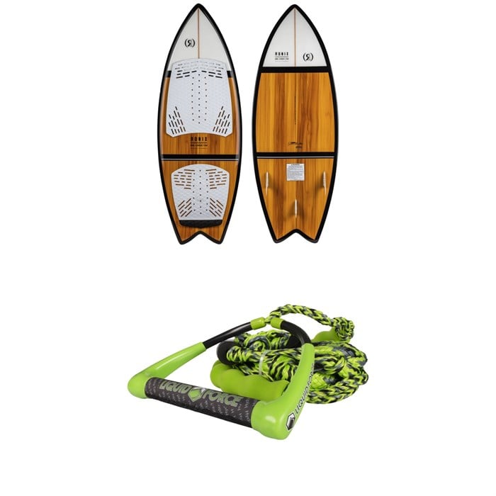 Ronix - Ronix Koal Classic Fish + Liquid Force Hydratak 10" Surf Rope Package