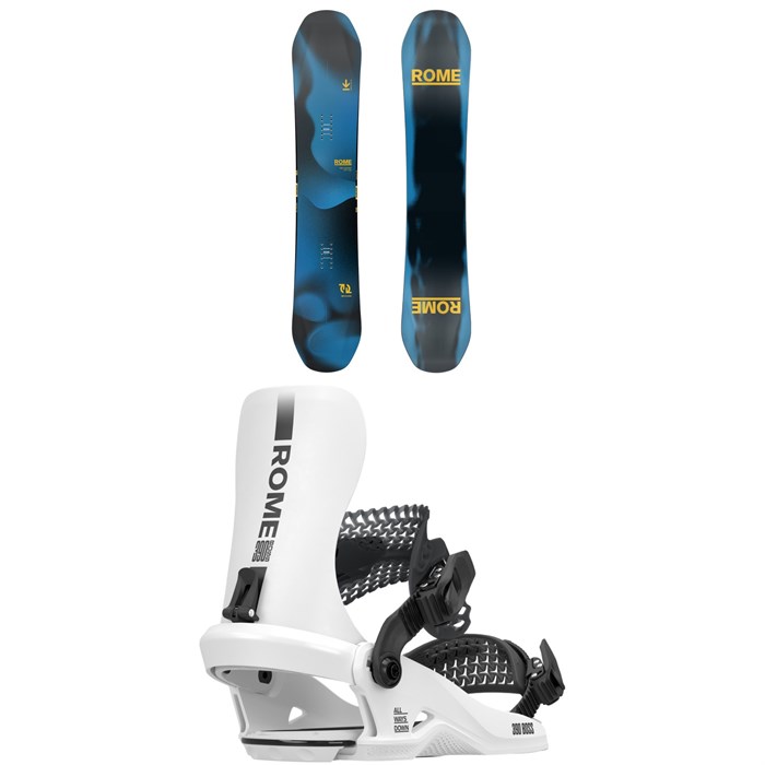 Rome - Rome Mechanic Snowboard -+ -390 Boss HW Snowboard Bindings 2026