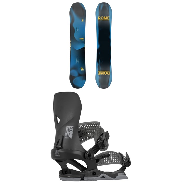 Rome - Rome Mechanic Snowboard + Trace AW Snowboard Bindings 2026