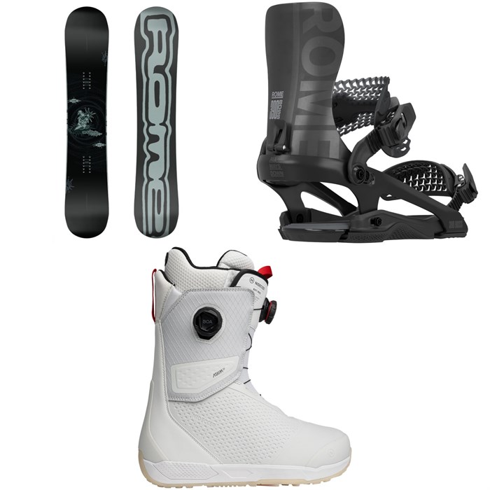 Rome - Rome Artifact Pro Snowboard + 390 Boss FW Snowboard Bindings + Nidecker Rift Pro Snowboard Boots 2026
