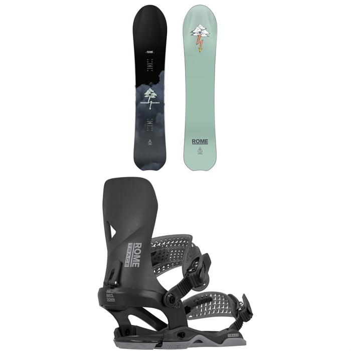 Rome - Rome Stale Fish Snowboard + Trace AW Snowboard Bindings 2026