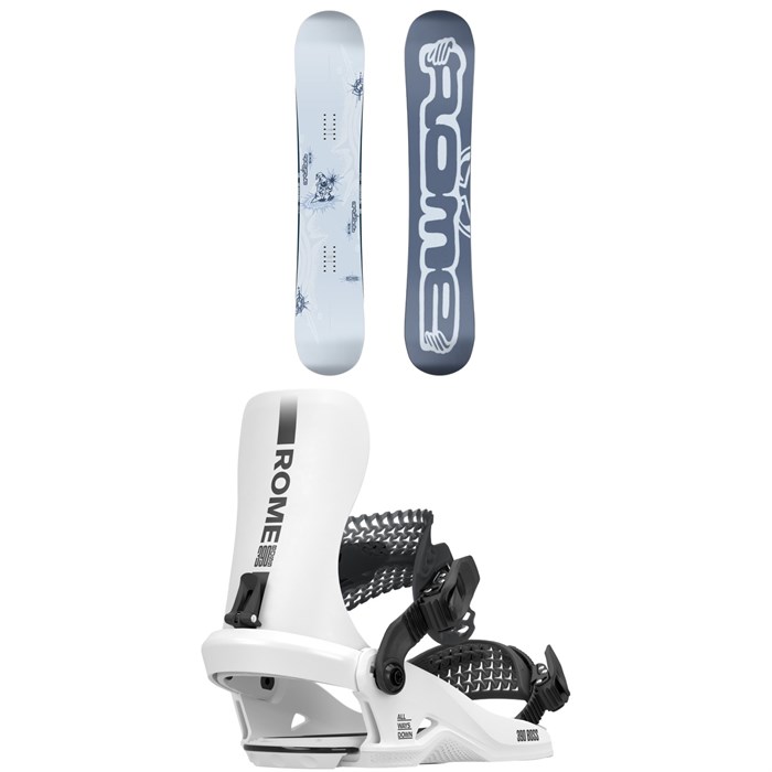 Rome - Rome Artifact Snowboard + 390 Boss HW Snowboard Bindings 2026