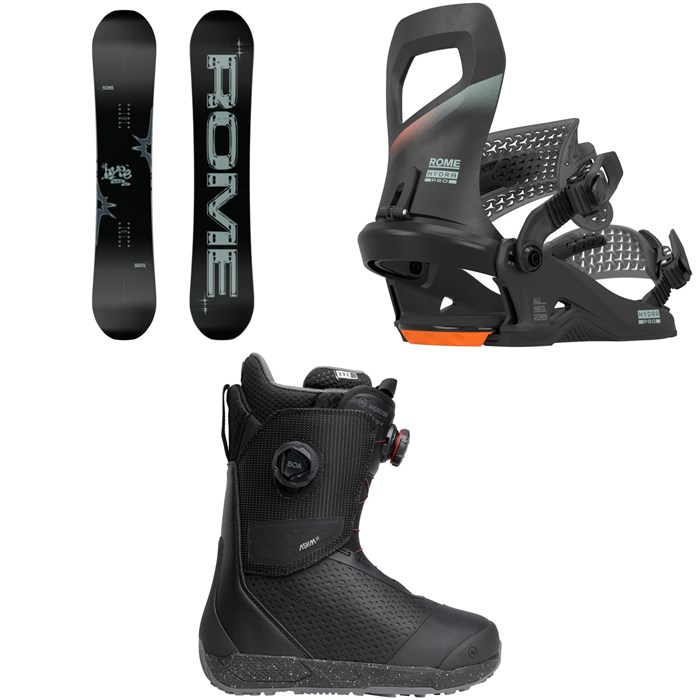 Rome - Rome Hype Pro Snowboard + Hydra Pro HW Snowboard Bindings + Nidecker Rift Pro Snowboard Boots - Women's 2026