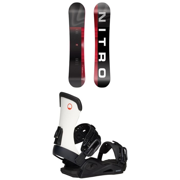 Nitro - Nitro Team Pro Snowboard + Season Meld Snowboard Bindings 2026