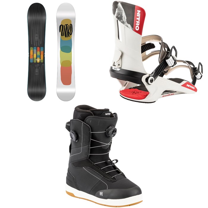 Nitro - Nitro Phase Snowboard + Rambler Snowboard Bindings + Venture Boa Snowboard Boots 2026