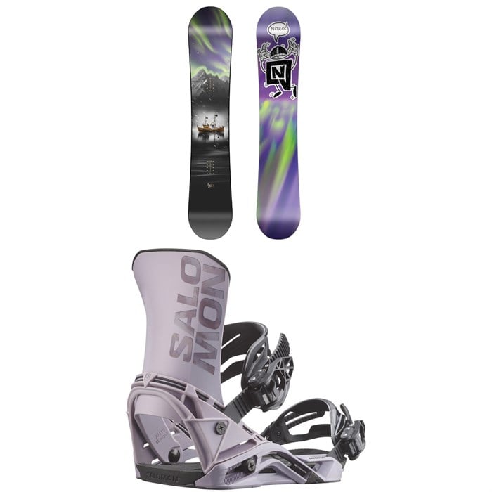 Nitro - Nitro Team Pro x Marcus Kleveland Snowboard + Salomon District Snowboard Bindings 2026