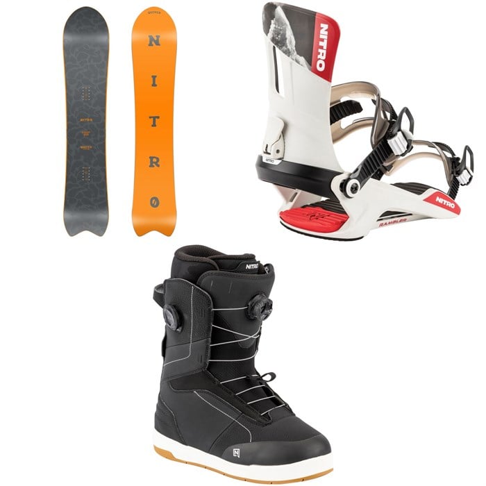 Nitro - Nitro Dinghy Snowboard + Rambler Snowboard Bindings + Venture Boa Snowboard Boots 2026