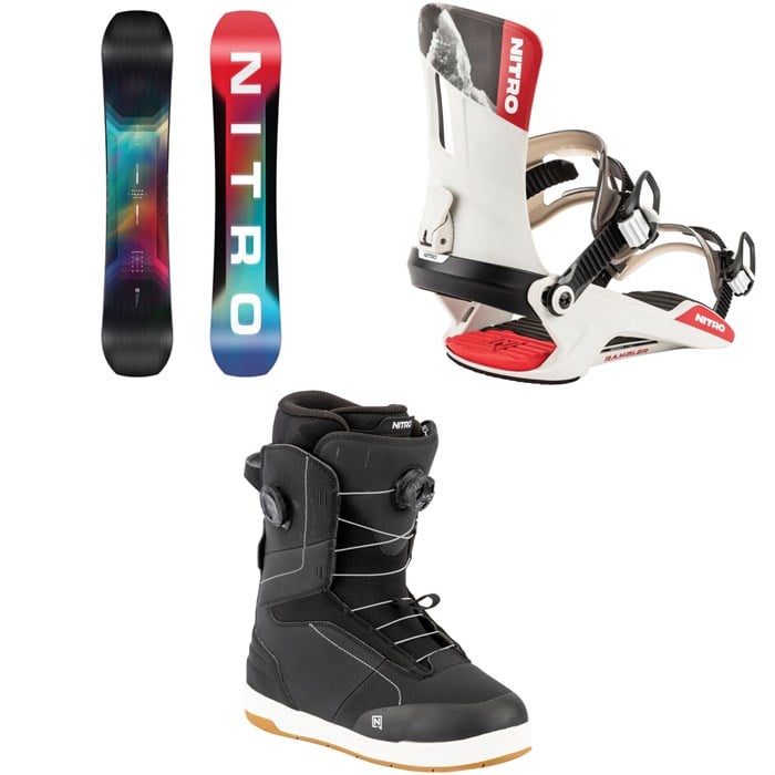 Nitro - Nitro Team Snowboard + Rambler Snowboard Bindings + Venture Boa Snowboard Boots 2026