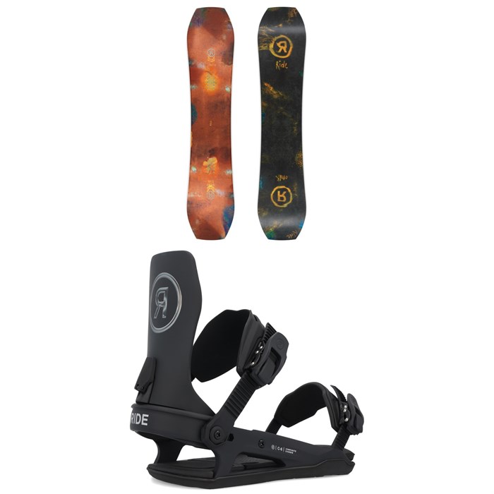 Ride - Ride Twinpig Snowboard + C-6 Snowboard Bindings 2026
