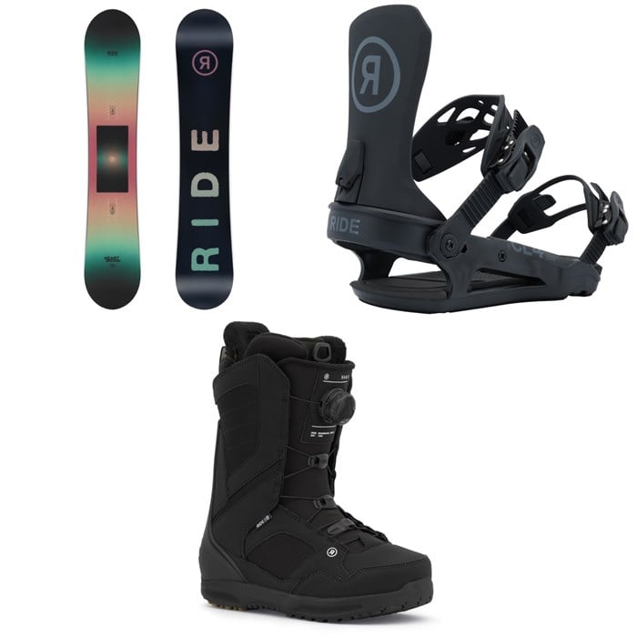 Ride - Ride Heartbreaker Snowboard + CL-4 Snowboard Bindings + Sage Snowboard Boots - Women's 2026