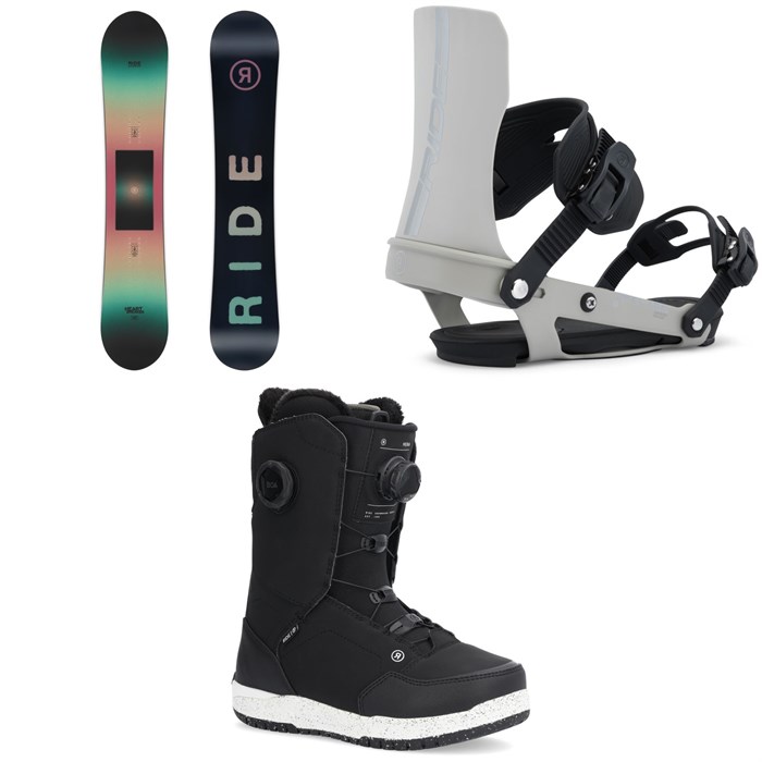 Ride - Ride Heartbreaker Snowboard + Specter Snowboard Bindings + Hera Snowboard Boots - Women's 2026