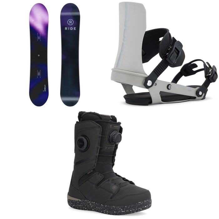 Ride - Ride Compact Snowboard + Specter Snowboard Bindings + Karmyn Zonal Snowboard Boots - Women's 2026