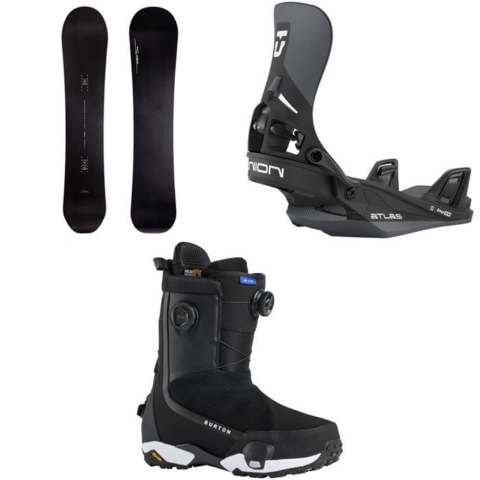 Sims - Sims Macrodose Snowboard + Union Atlas Step On Snowboard Bindings + Burton Highshot X Step On Snowboard Boots 2026