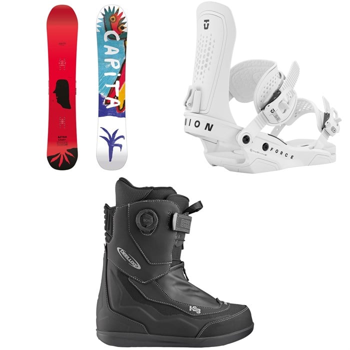 CAPiTA - CAPiTA Aeronaut Snowboard + Union Force Snowboard Bindings + Deeluxe Aeris Snowboard Boots 2026