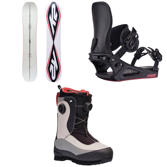 K2 - K2 K2000 ATSB Snowboard + K2000 ATBND Snowboard Bindings + K2000 AT92 Snowboard Boots 2026