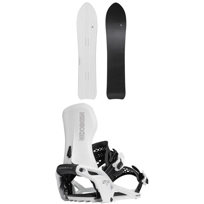 Fjell Snowboards - Fjell Snowboards MT Hokkaido Snowboard + Nidecker LT Supermatic Snowboard Bindings 2026