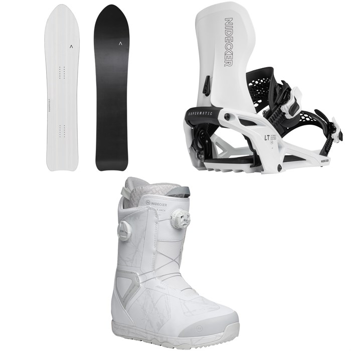 Fjell Snowboards - Fjell Snowboards MT Hokkaido Snowboard + Nidecker LT Supermatic Snowboard Bindings + Kita Snowboard Boots 2026