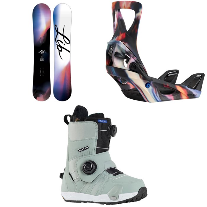 Lib Tech - Lib Tech Cortado C2 Snowboard + Burton Step On Snowboard Bindings + Felix Step On Snowboard Boots - Women's 2026