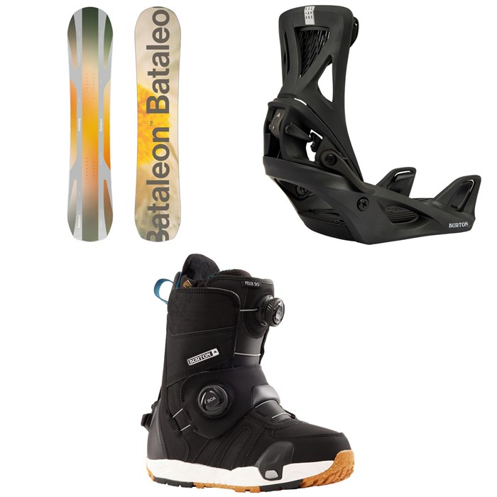 Bataleon - Bataleon Push Up Snowboard + Burton Step On Escapade Snowboard Bindings + Felix Step On Snowboard Boots - Women's 2026