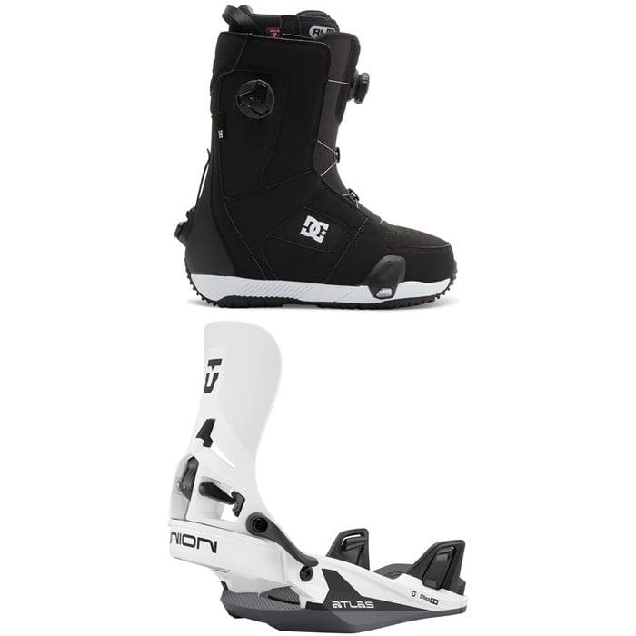 DC - DC Phase Boa Pro Step On Snowboard Boots + Union Atlas Step On Snowboard Bindings