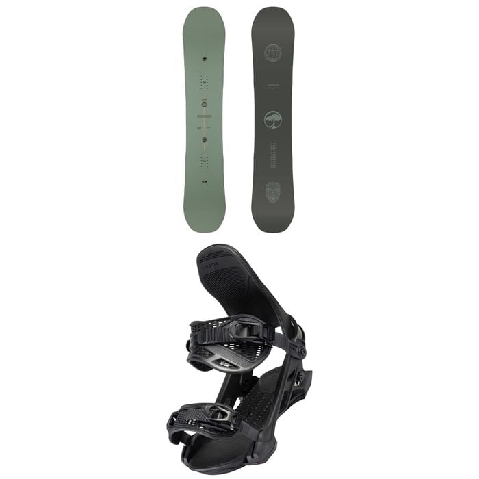 Arbor - Arbor Formula Decon Snowboard 2026 + Hemlock Snowboard Bindings 2024