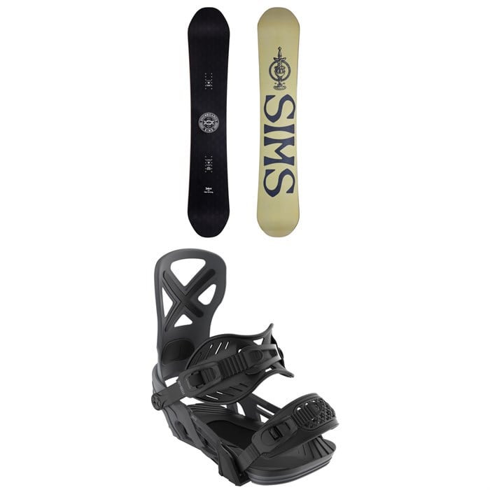 Sims - Sims Joker Snowboard + Bent Metal Anvil Snowboard Bindings 2026