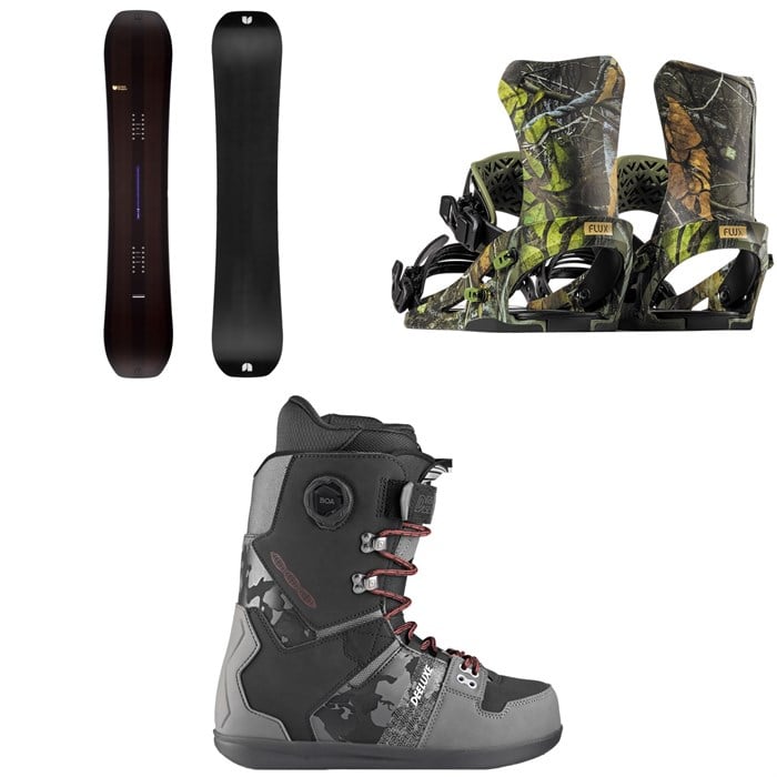 United Shapes - United Shapes Object Snowboard + Flux DS Snowboard Bindings + Deeluxe D.N.A. Pro Snowboard Boots 2026