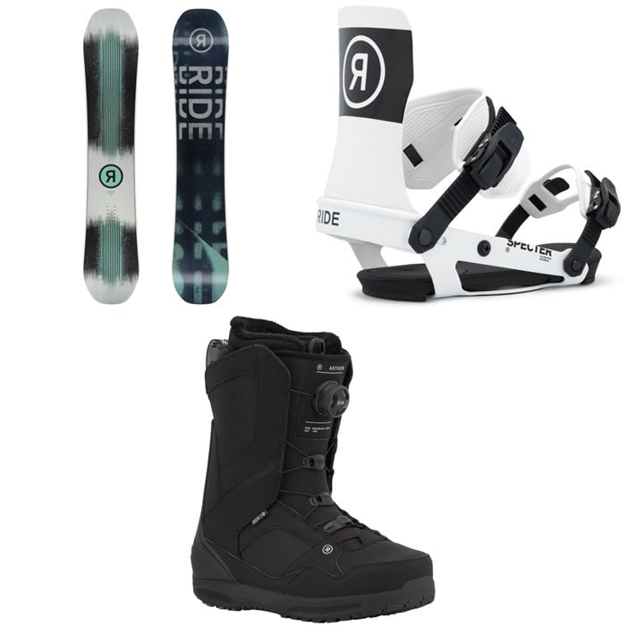 Ride - Ride Manic Snowboard + Specter Snowboard Bindings + Anthem Snowboard Boots 2026
