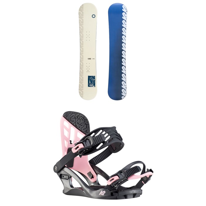 K2 - K2 Kandi Snowboard + Kat Snowboard Bindings - Girls' 2020
