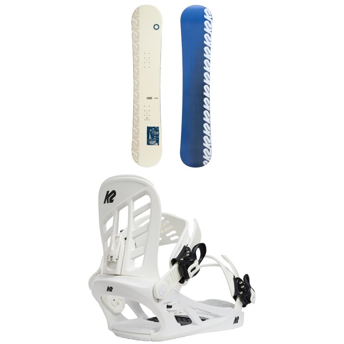 K2 - K2 Kandi Snowboard + You+H Snowboard Bindings - Kids'