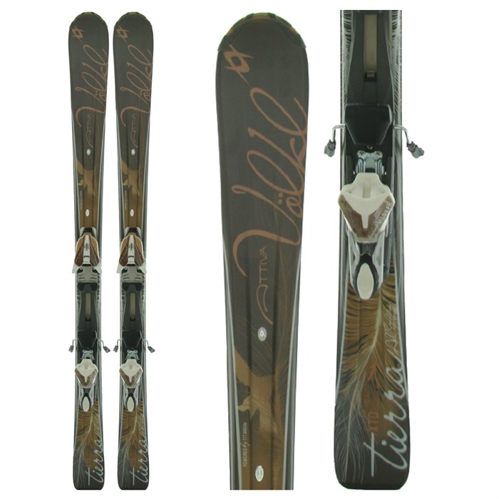 Volkl Attiva Tierra Skis Marker Ipt 110 Tc Bindings 2009 Evo