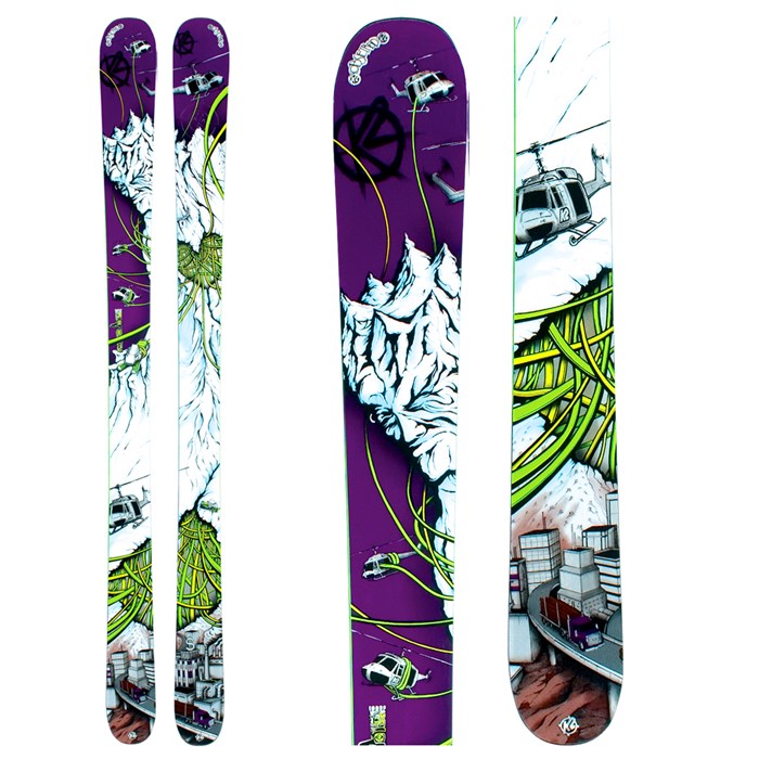 K2 obSETHed Skis + Marker 12.0 Free Bindings 2009 - Used | evo
