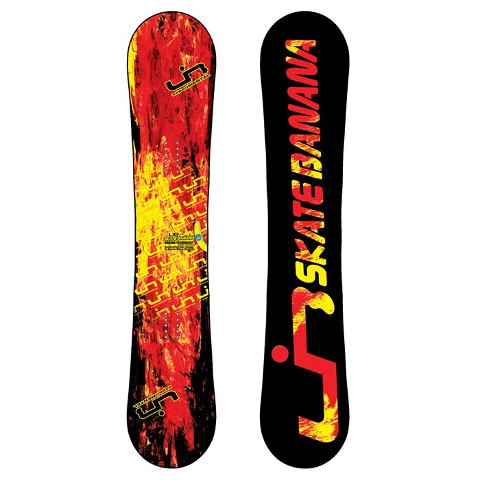 Lib Tech Skate Banana BTX Wide Banana Rocker (Red/Yellow) Snowboard 2010 |  evo