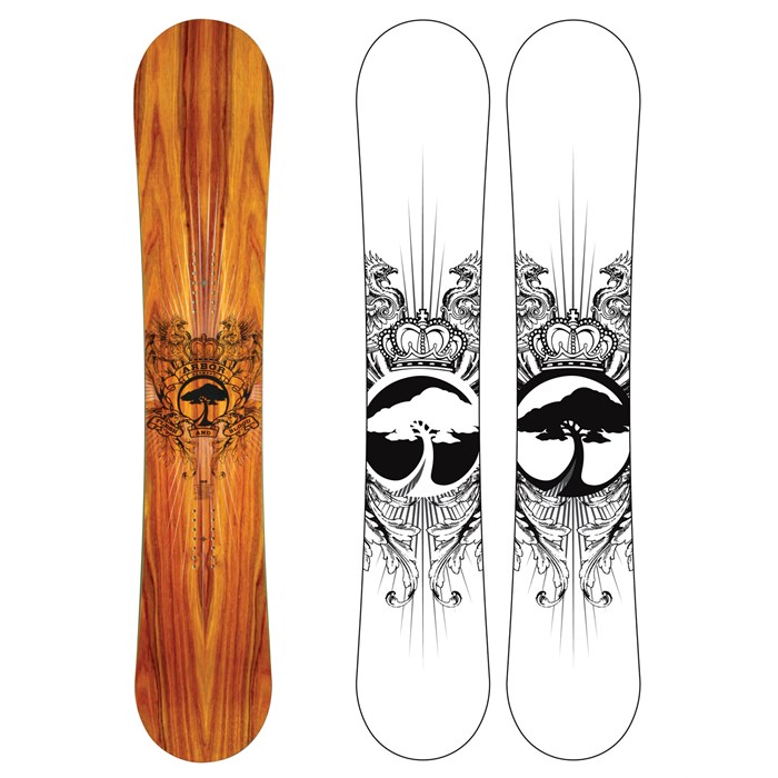 arbor wood grain snowboard