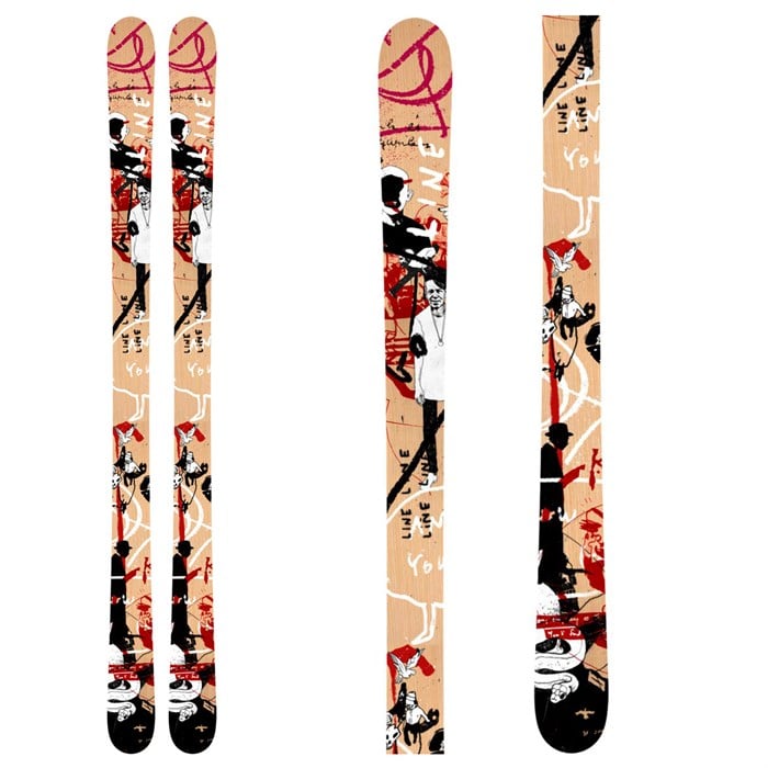 Line Skis - StepUp Skis 2011 + Marker 12.0 Free Bindings 2010