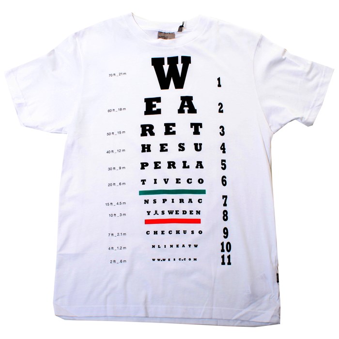 Wesc - Wesc Eye Chart TShirt