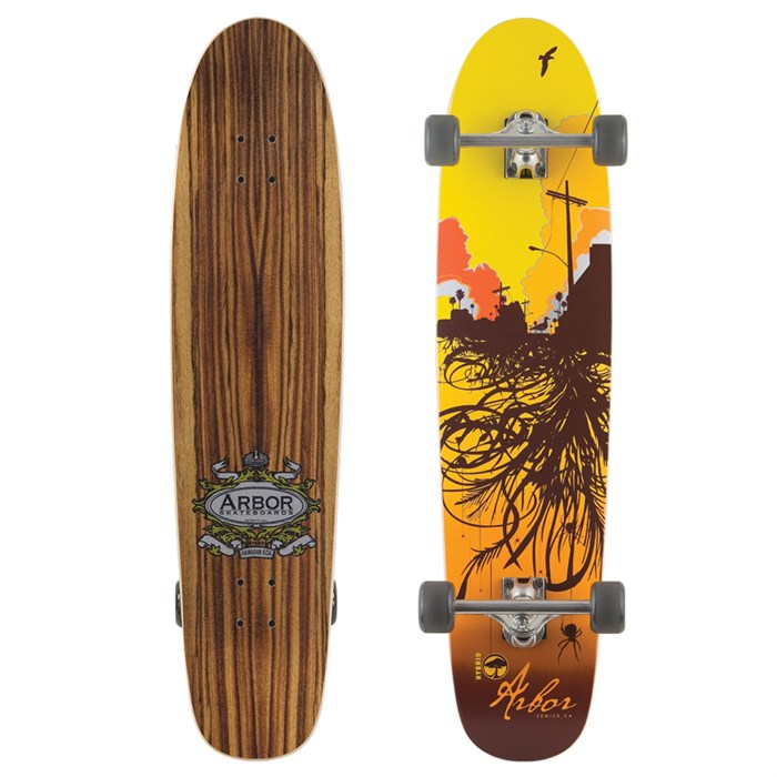 Arbor Hybrid Koa Longboard Blem evo