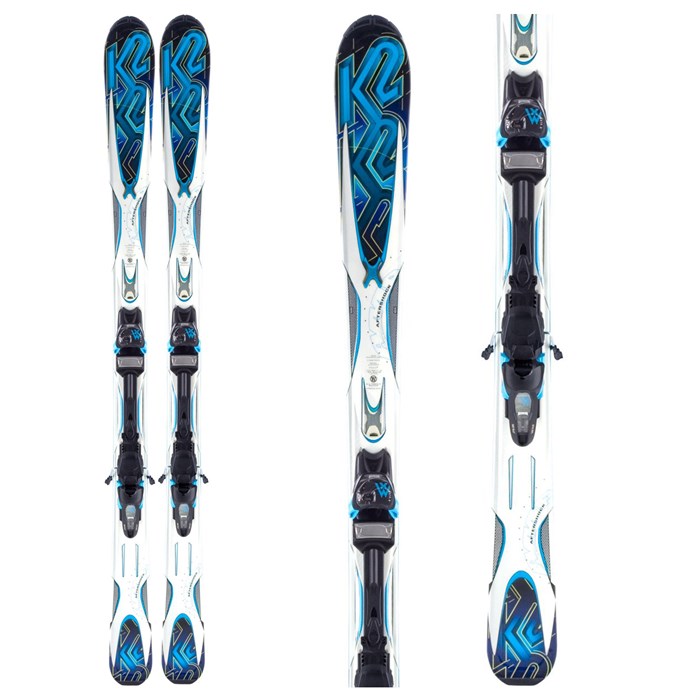K2 - K2 A.M.P Aftershock Skis + MX 14.0 Bindings 2011