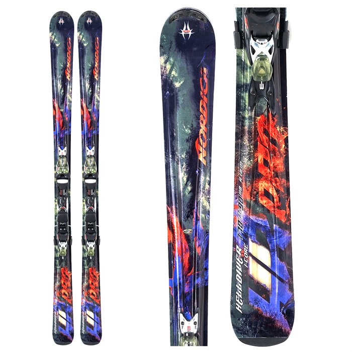 Nordica Hot Rod Pro Helldiver Skis + Pro 2S XBI Bindings