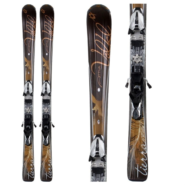 Völkl Attiva ティエラ　156 Volkl Attiva Tierra Skis + Bindings - Women's - Used 2009 - Used | evo